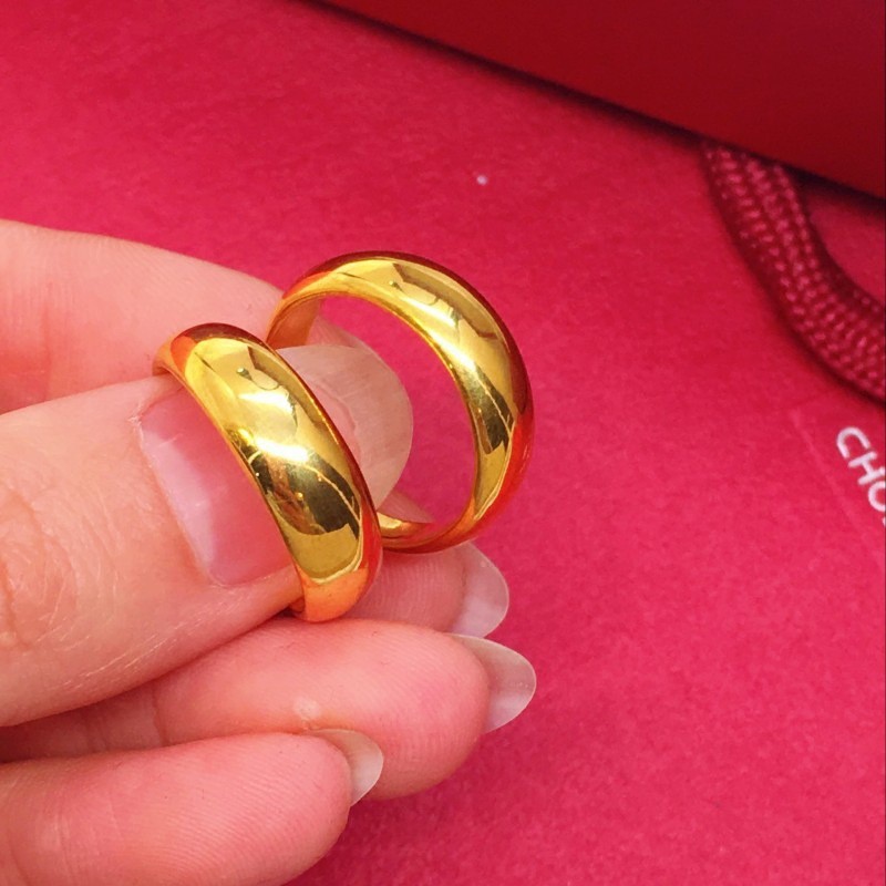 Adjustable 24K Gold  Plated  Ring Cincin  Pasir Belah Rotan 