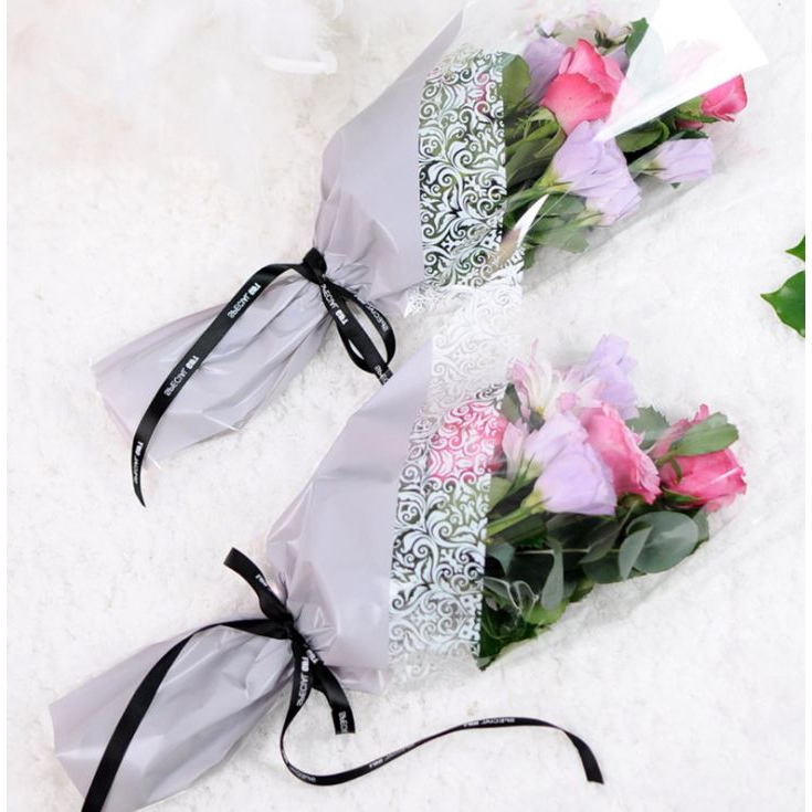 clear plastic wrap for flowers