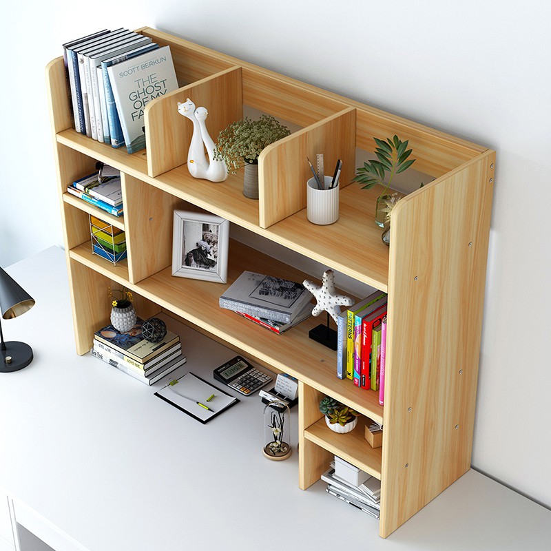 Desktop Table Shelf Bookshelf Contracted Desk Receive