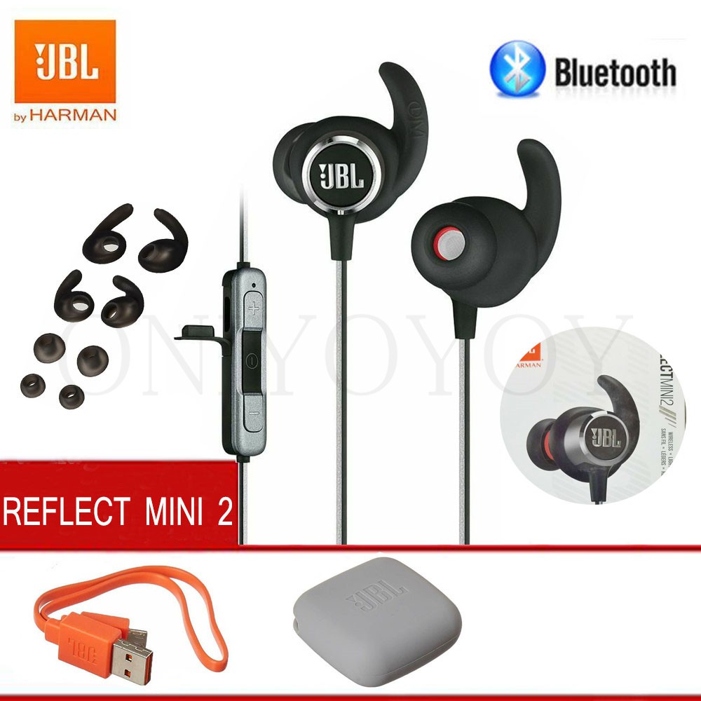 JBL Mini 2 Lightweight Wireless Sport Headphones (Black) | Malaysia