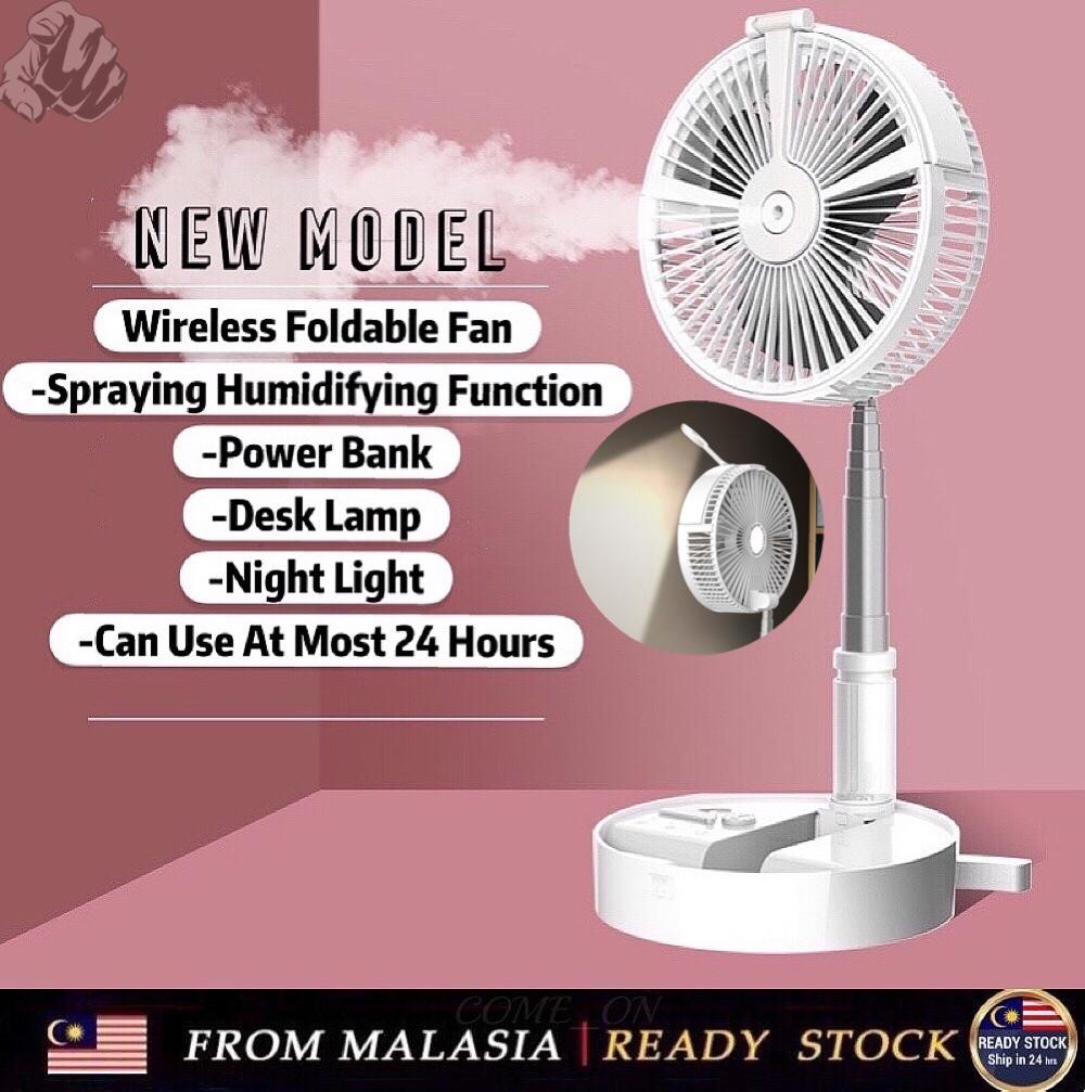 MALAYSIA READY STOCK  Humidifying Fan/USB fan/Table Fan/Portable Fan/Floor Fan/Rechargeable/Kipas Meja