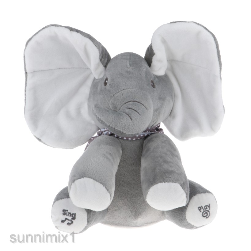 singing elephant plush toy