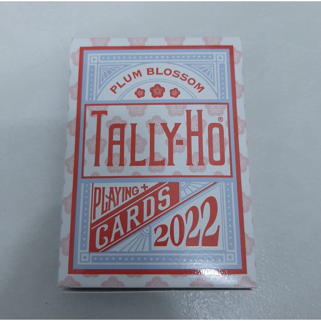 Tally Ho Plum Blossom Playing Cards Unsealed Shopee Malaysia