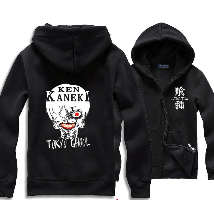 kaneki hoodie black