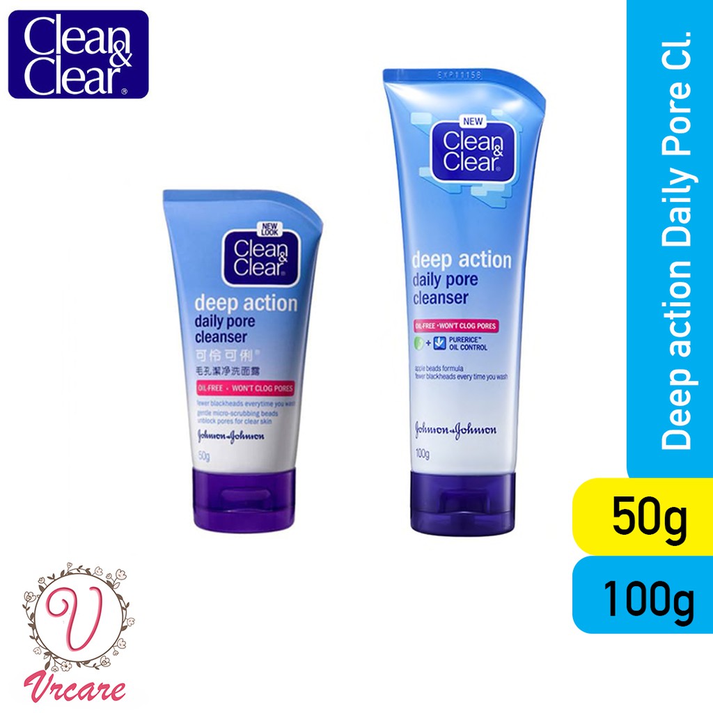 deep action daily pore cleanser