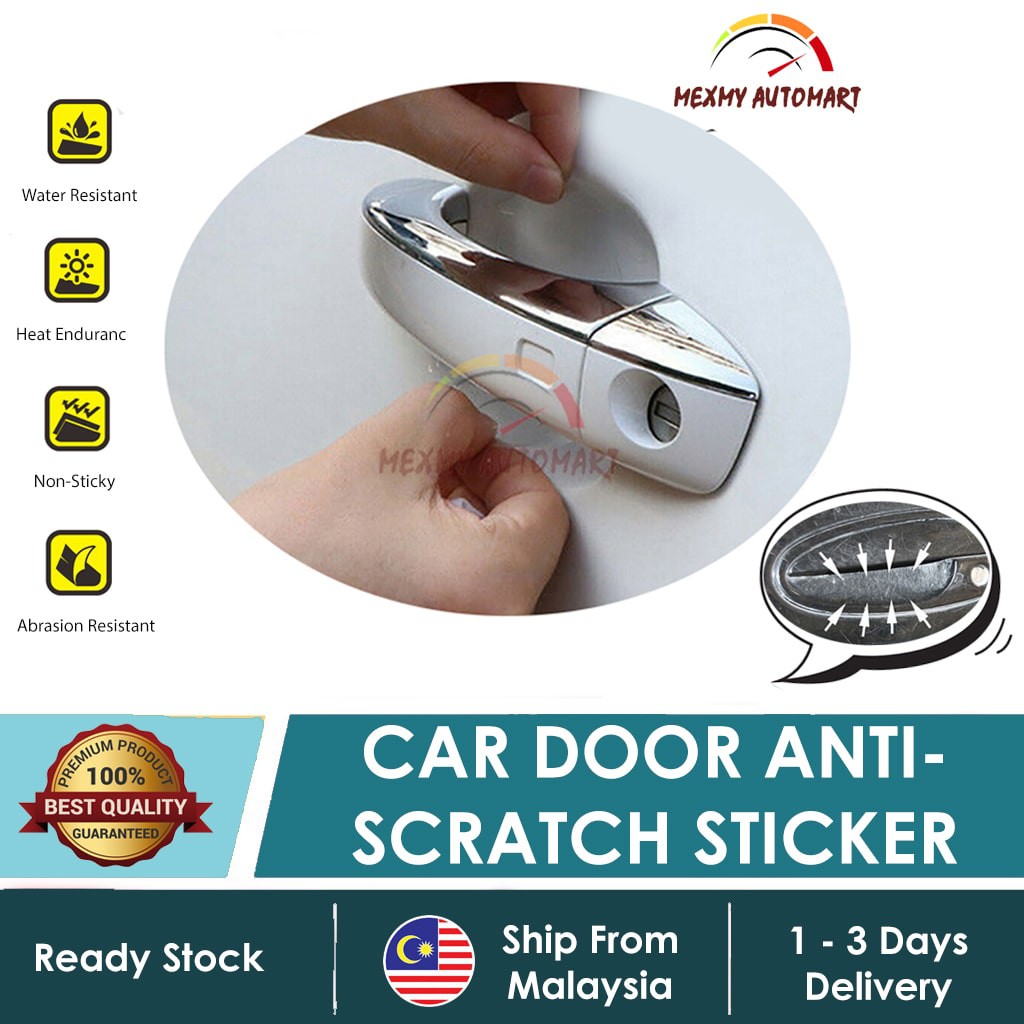 [FACTORY PRICE] 4 pcs Door Car Handle Scratch Protector Sticker Anti