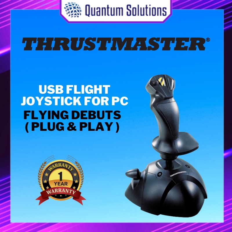 (2960623) THRUSTMASTER USB FLIGHT JOYSTICK for PC Flying debuts ( Plug & Play ) Shopee Malaysia