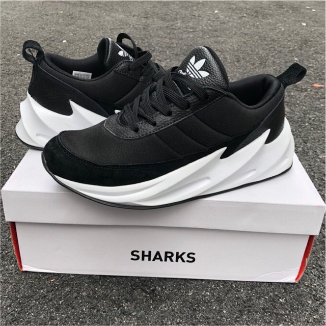 adidas black white