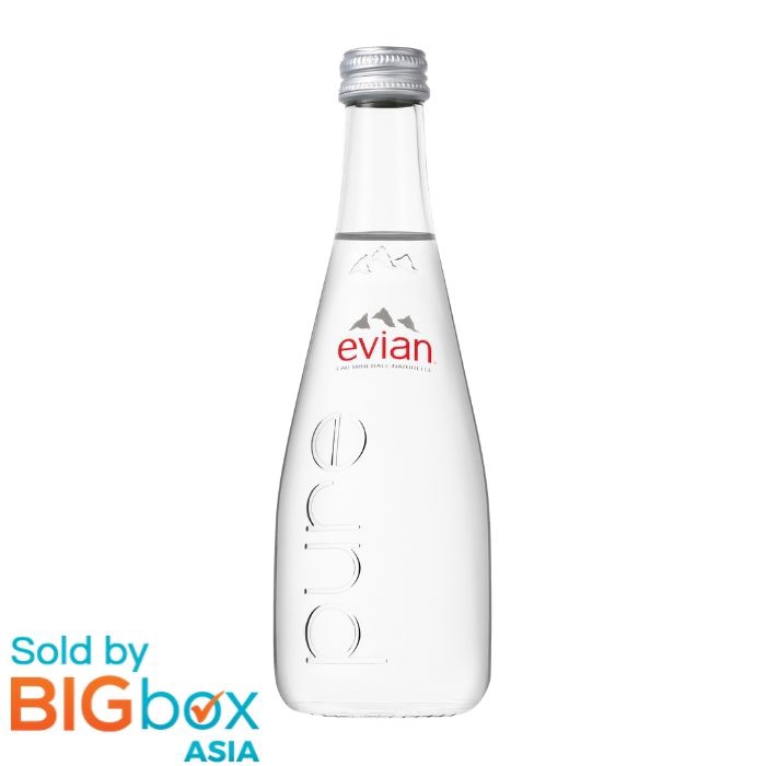 evian glass