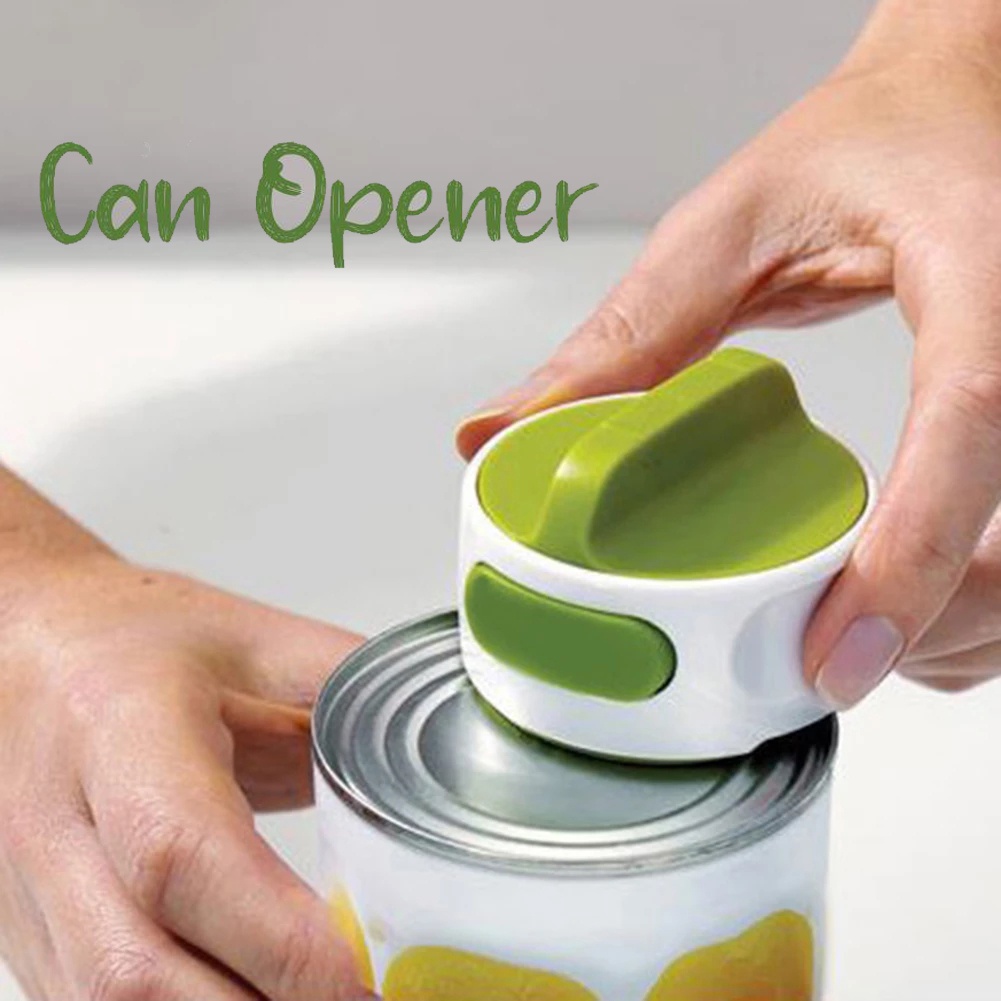 Portable Manual Can Opener/Safety Rotating Side Cut Can Openers/Stainless Steel Labor-Saving Can Openers/Kitchen Practical Gadgets