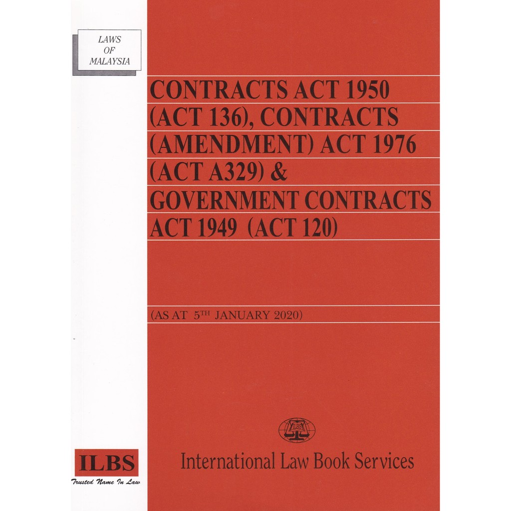 Contracts Act 1950 (Act 136) & Government Contracts Act ...