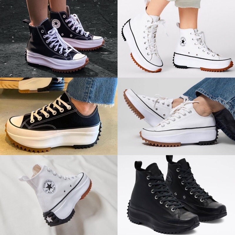 Converse Run Star Hi ox premium quality wedge women's shoes