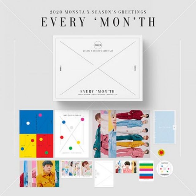 Preorder Monsta X 2020 Season S Greeting Shopee Malaysia