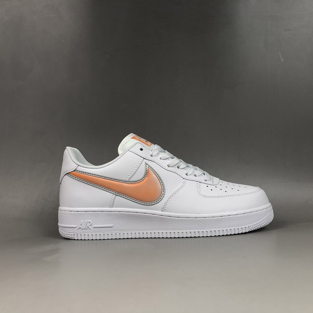 air force 1 low white orange