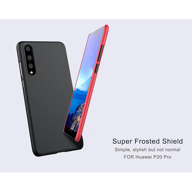 Huawei P20 Pro Case Nillkin Frosted Shield Hard Back Cover P20 Pro Casing Shopee Malaysia