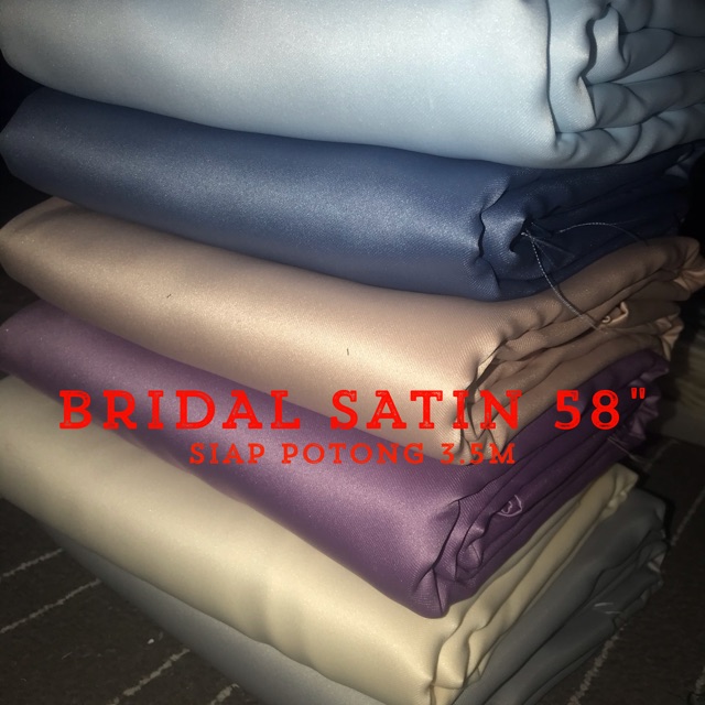 KAIN BRIDAL SATIN DUCHESS SATIN BIDANG 58 Shopee Malaysia KAIN BRIDAL SATIN DUCHESS SATIN BIDANG 58 Shopee Malaysia