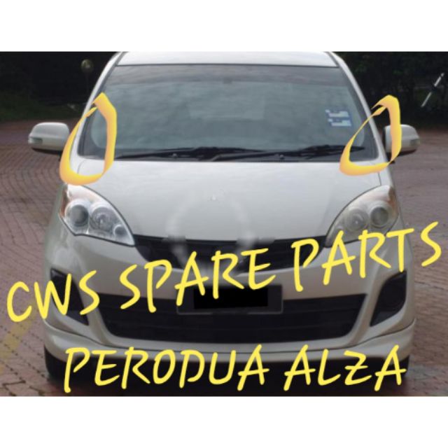 PERODUA ALZA 2009-2018 FENDER SEAL SIDE WINDSCREEN GRILLE 