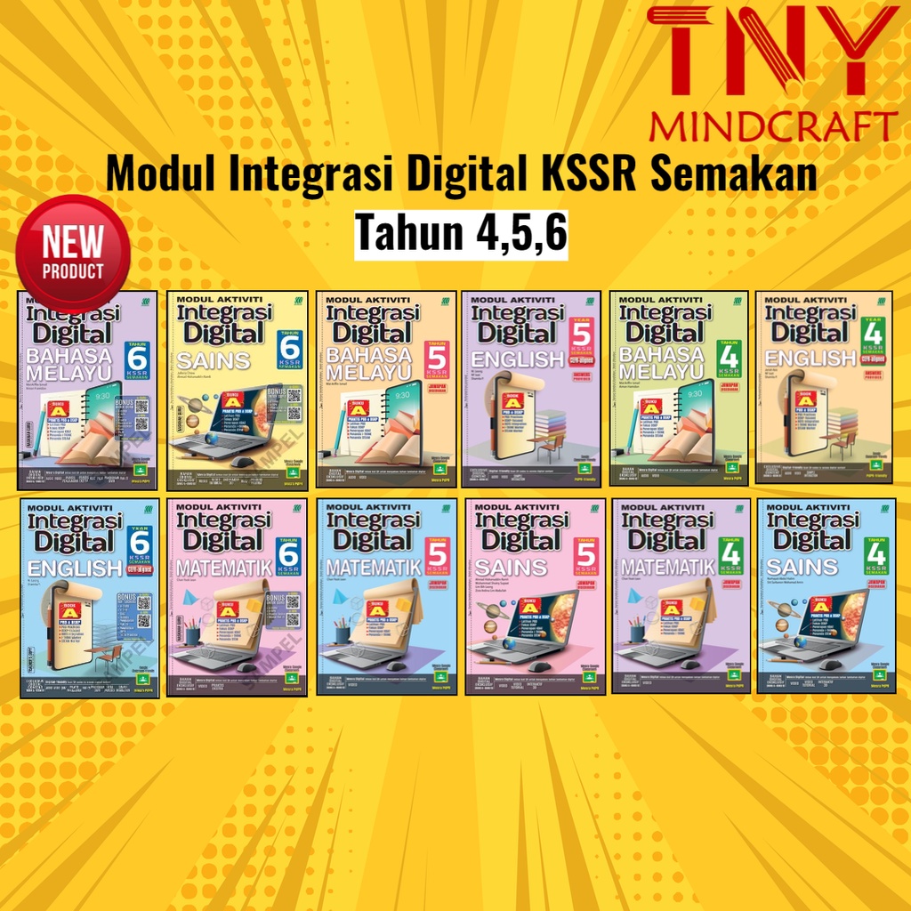Buy [TNY] Modul Aktiviti Integrasi Digital KSSR Semakan Tahun 4, Tahun
