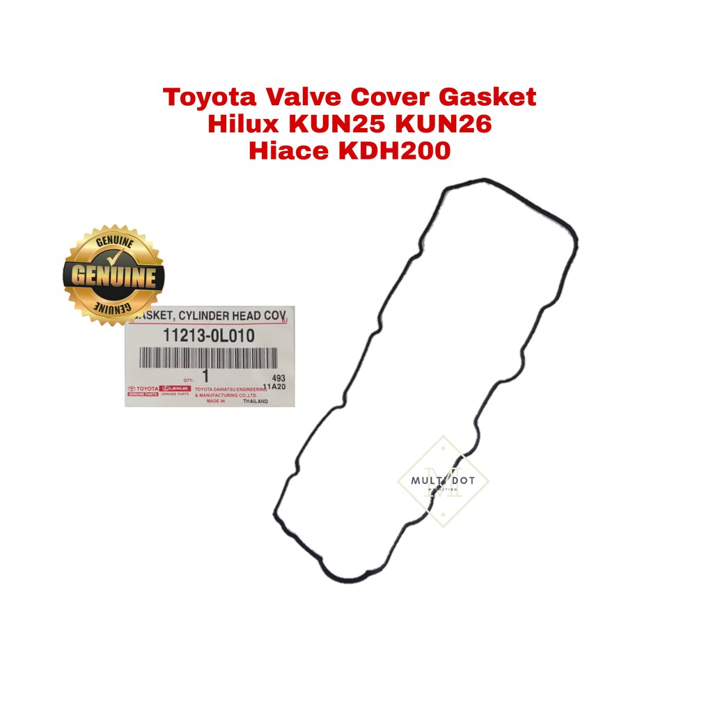 toyota-valve-cover-gasket-11213-0l010-hilux-kun25-kun26-kdn165-kdn190