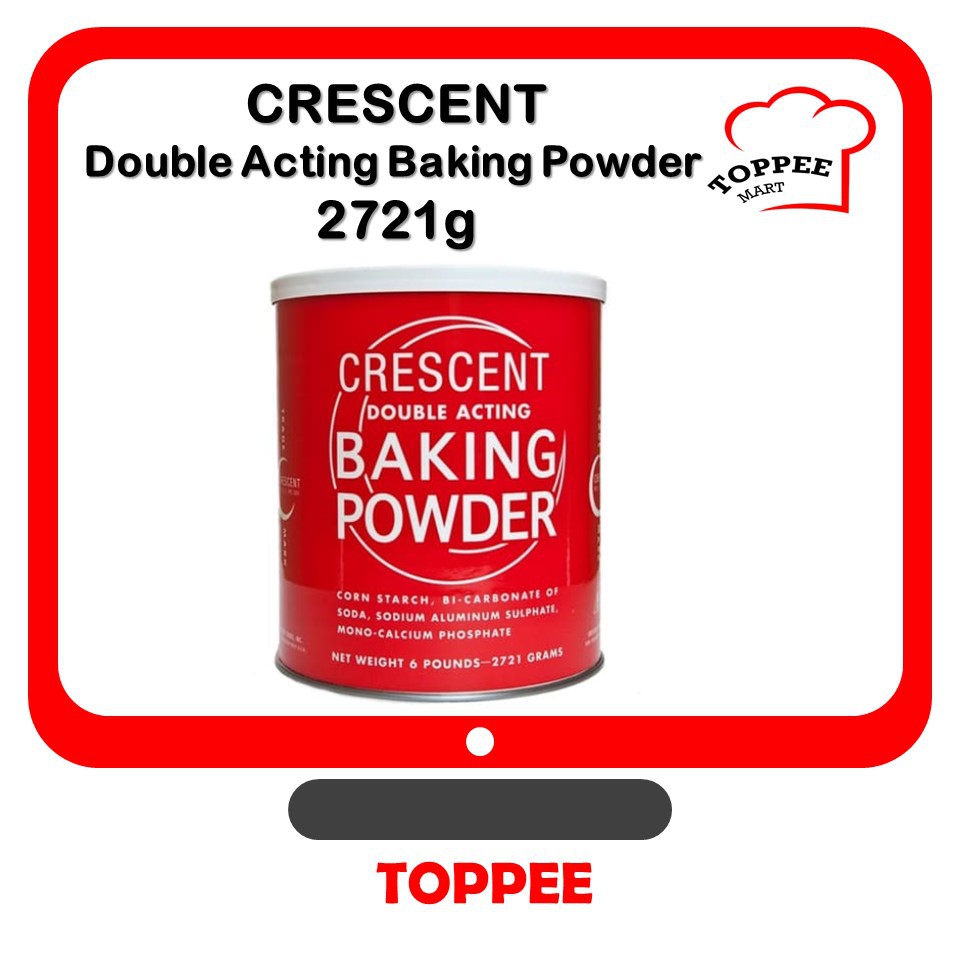CRESCENT Double Acting Baking Powder 2721g Double Action Shopee Malaysia