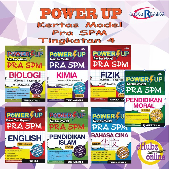 Buy [EHUBZ] POWER UP KERTAS MODEL PRA SPM TINGKATAN 4 2021 CEMERLANG