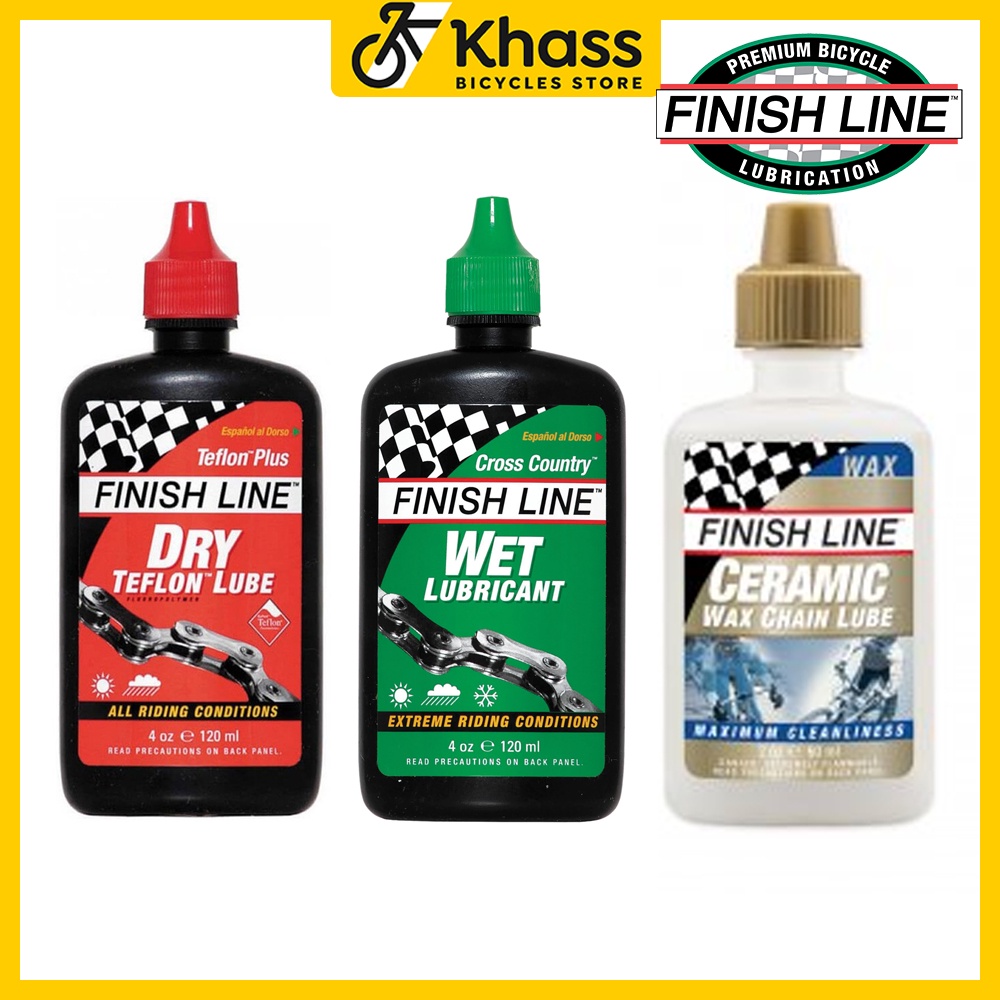 [FINISH LINE] CHAIN LUBE DRY WET CERAMIC 60ML / 120ML Shopee Malaysia