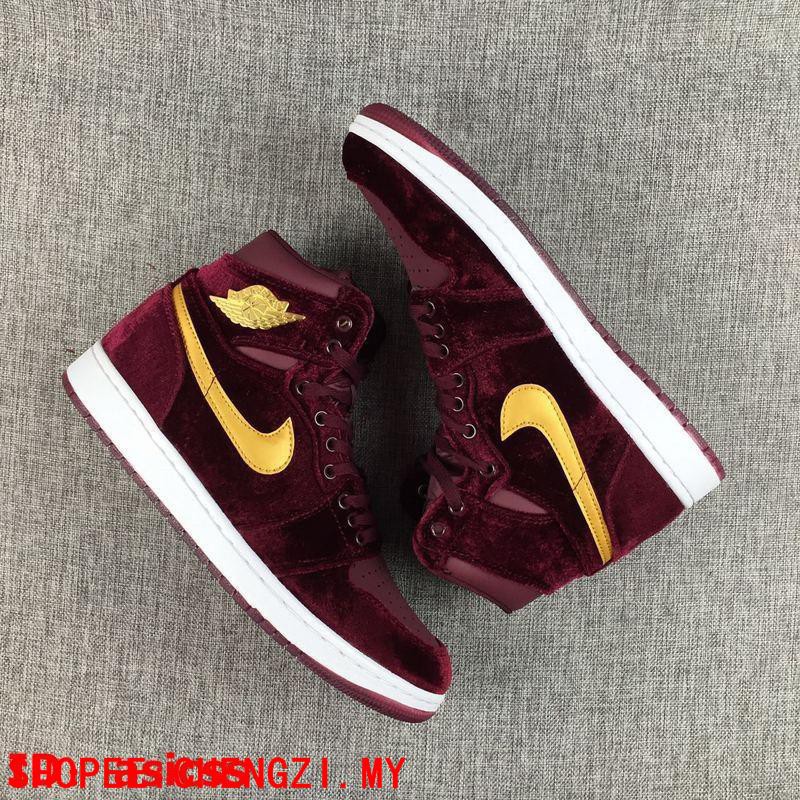 air jordan 1 velvet night maroon