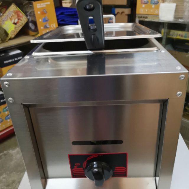 Comercial Gas Deep Fryer  Stainless Steel 6 Liter Dapur  