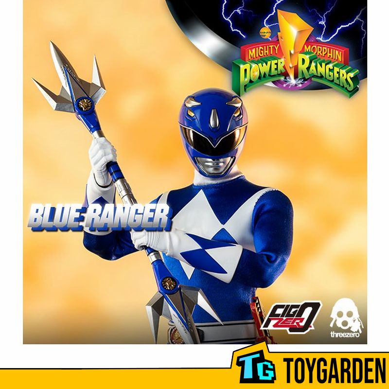 ThreeZero 1/6th Scale Mighty Morphin Power Rangers: Blue Ranger (3Z0199 ...