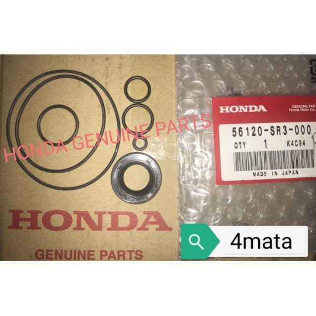 Honda Power steering pump repair seal kit Honda EG SR3 Accord SV4