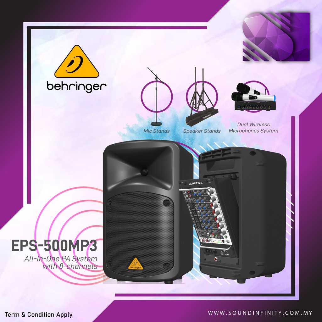 behringer eps500mp3