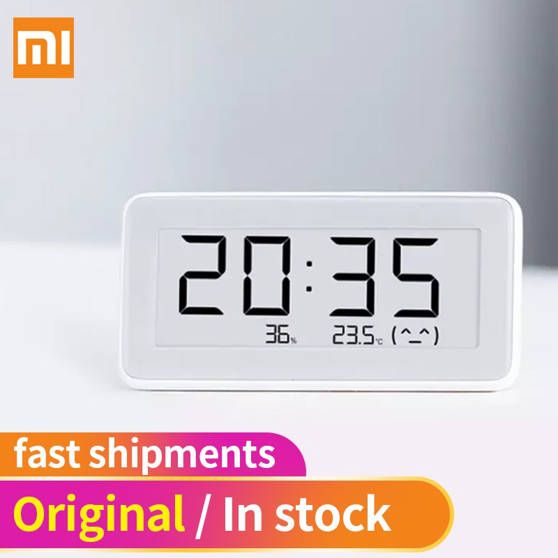 xiaomi mijia temperature and humidity monitoring electronic watch