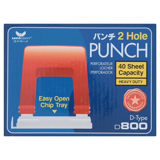 Unicorn D-Type D800 2 Hole Punch Puncher | Shopee Malaysia