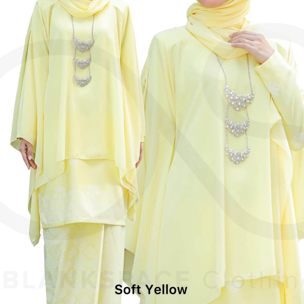 - Soft Yellow Colour | MATERIAL KOREAN CHIFFON | HIGHT QUALITY