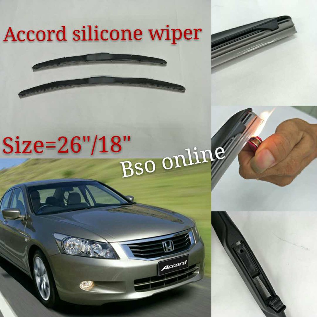 honda accord windshield wipers size