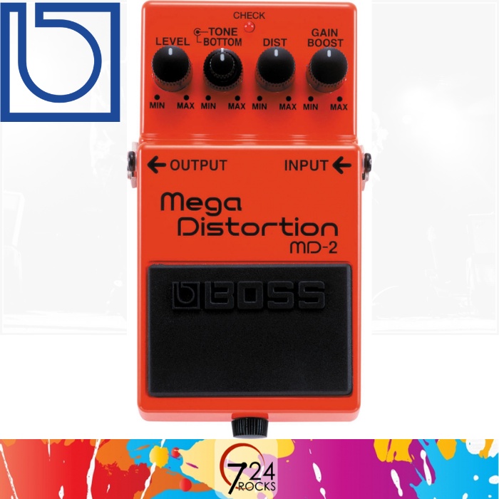 Boss Pedals Boss MD2 Mega Distortion Guitar Effects Pedal ( MD2 ) Shopee Malaysia