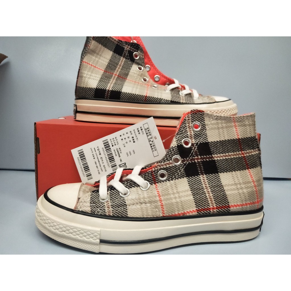 converse 70s plaid