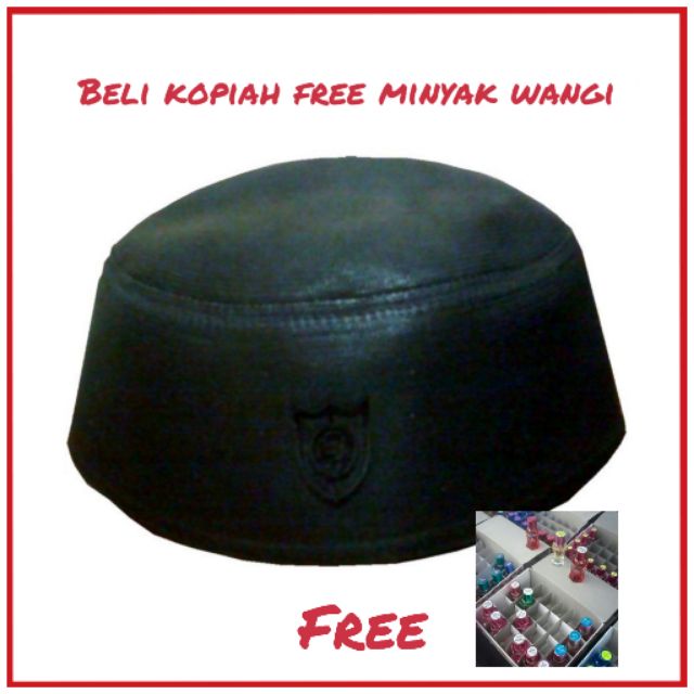 Kopiah hitam good quality dan minyak wangi | Shopee Malaysia