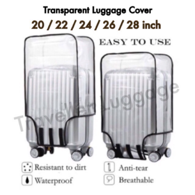 24 inch luggage cover