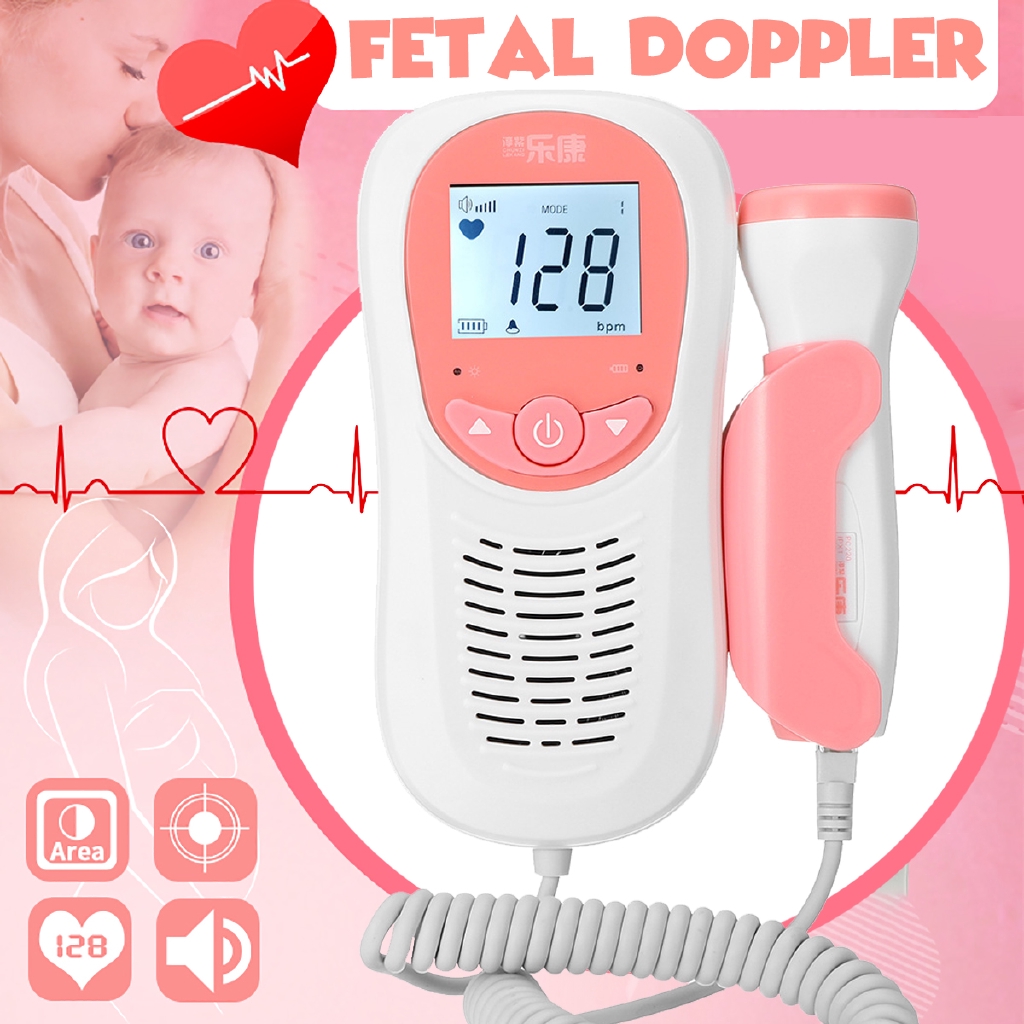 fetal baby doppler prenatal heart monitor