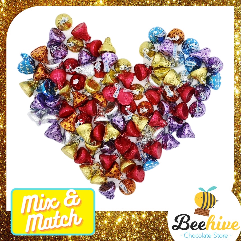 Hersheys Kisses Chocolate Assortment 1pc [Halal] [Mix & Match] Shopee
