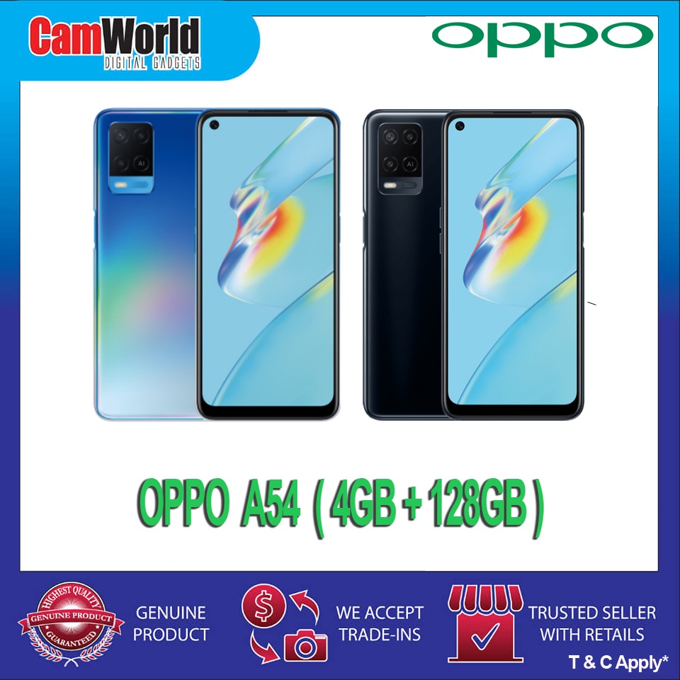 Oppo A54 ( 4GB RAM + 128GB ROM ) | Shopee Malaysia