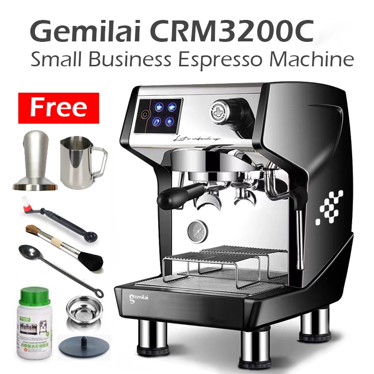 Gemilai CRM3200C / D Espresso Machine. Small business espresso machine. Gemilai espresso machine