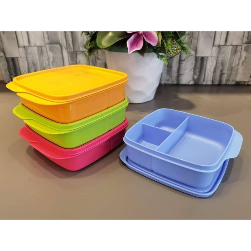 Tupperware Lollitup Bekal Suku Suku Separuh ( Lunch Box / Bento / Bekal ...