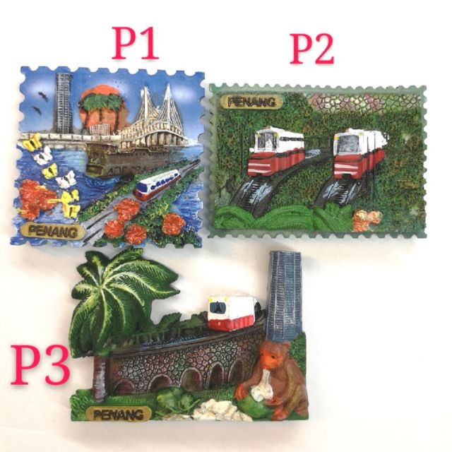 Penang magnet peti sejuk fridge magnet    Penang 梹城冰箱贴.