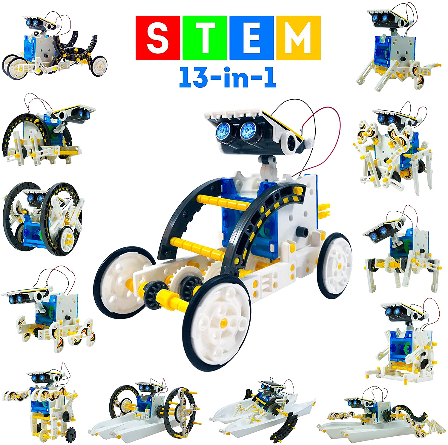 13 in 1 solar robot
