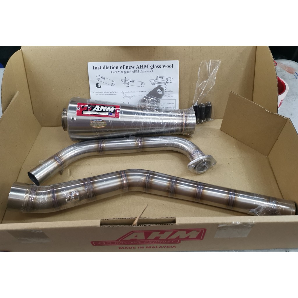 AHM R15 RACING EXHAUST PIPE GP3 28MMX32MM | Shopee Malaysia