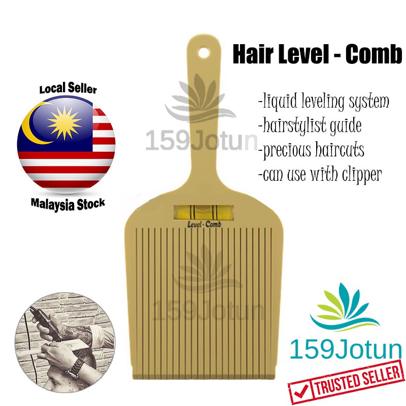 flat top comb with level