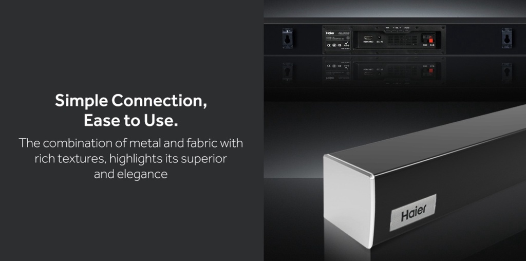 Haier Sound Bar HSD3A040B Shopee Malaysia