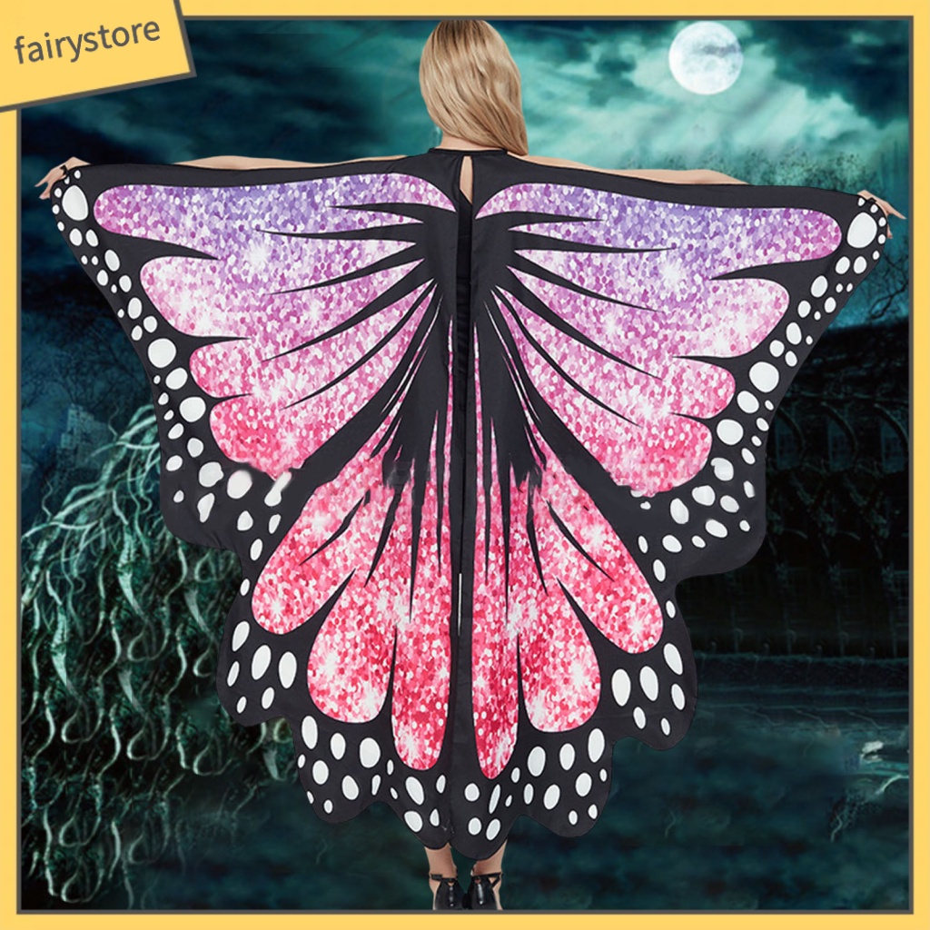Fairystore Fairy Wing Halloween Cosplay Ladies Adults Butterflies Wrap